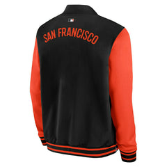 San Francisco Giants 2026 MLB Authentic Dugout Bomber Jacket Black - Taass Online