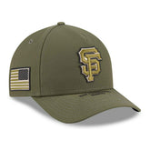 San Francisco Giants 2026 MLB Armed Forces 9FORTY M-Crown A-Frame Adjustable Cap Olive - Taass sale