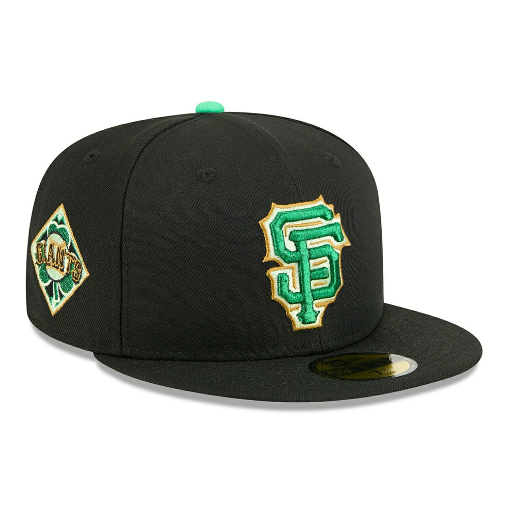 San Francisco Giants 2026 St. Patrick's Day MLB Authentic 59FIFTY Cap Black - Taass for sale