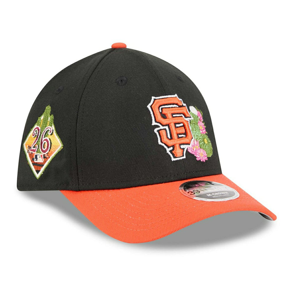 San Francisco Giants 2026 MLB Spring Training 39THIRTY M-Crown Flex Cap Black - Taass Online