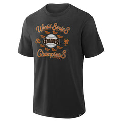 San Francisco Giants Retro Stadium Slub MLB T-Shirt Black - Taass outlet