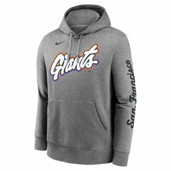 San Francisco Giants City Connect Nike French Terry Club Hoodie Gray - Taass discount