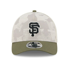 San Francisco Giants 2025 MLB Armed Forces 9FORTY M-Crown A-Frame Snapback Cap - Taass on sale