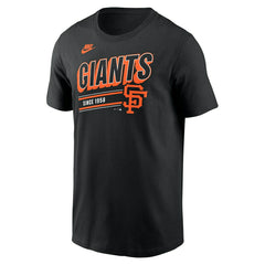 San Francisco Giants MLB Cooperstown Cotton T-Shirt Black - Taass Online