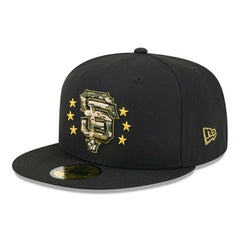 San Francisco Giants 2024 MLB Authentic Armed Forces New Era 59FIFTY Fitted Cap - Taass for sale