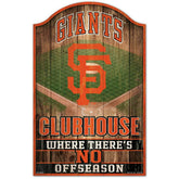 San Francisco Giants WinCraft MLB Clubhouse Wood Sign - Taass Online