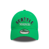 Seattle Mariners Wordmark New Era 9TWENTY Adjustable MLB Cap Green - Taass discount