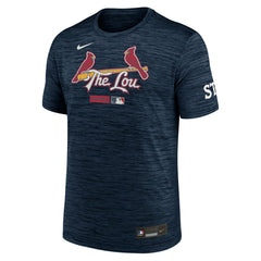 St. Louis Cardinals City Connect 2026 MLB Authentic Velocity T-Shirt Navy - Taass discount