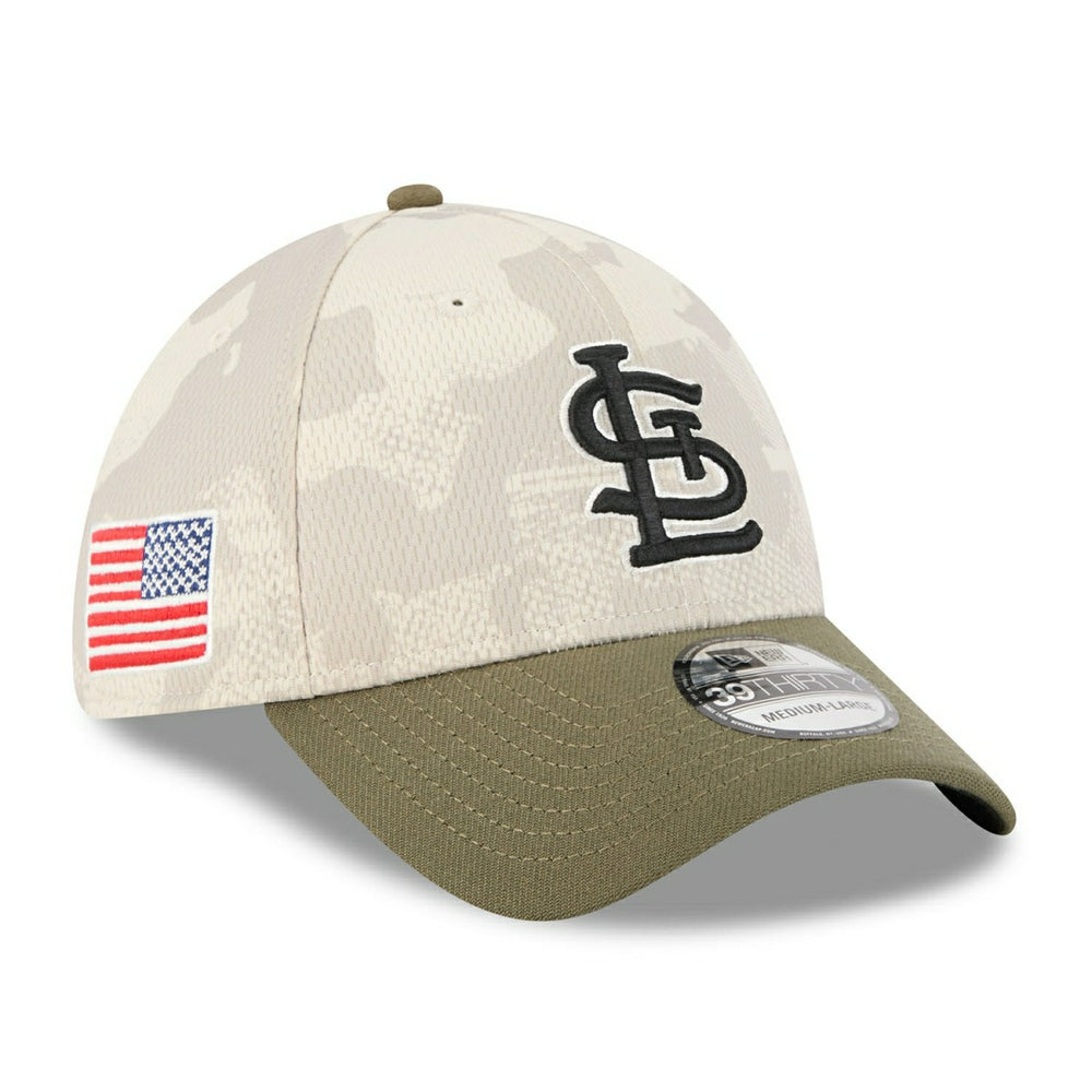St. Louis Cardinals 2025 MLB Armed Forces New Era 39THIRTY Flex Cap - Taass for sale