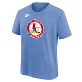 St. Louis Cardinals Cooperstown Logo Nike MLB T-Shirt Blue (YOUTH) - Taass Online