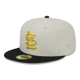 St. Louis Cardinals Two-Tone Stone New Era 59FIFTY Fitted MLB Cap - Taass sale