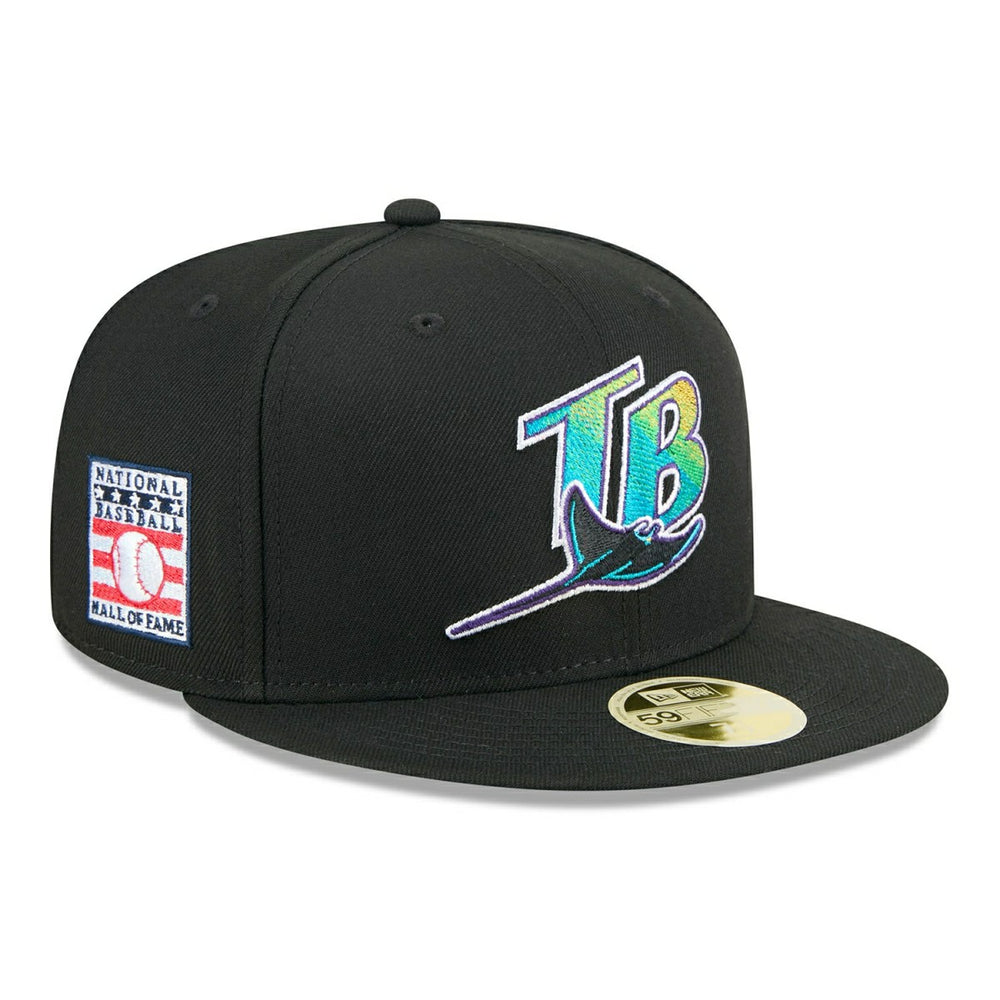 Tampa Bay Rays 2025 MLB Hall of Fame 59FIFTY Fitted Cap Black - Taass on sale