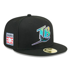 Tampa Bay Rays 2025 MLB Hall of Fame 59FIFTY Fitted Cap Black - Taass on sale