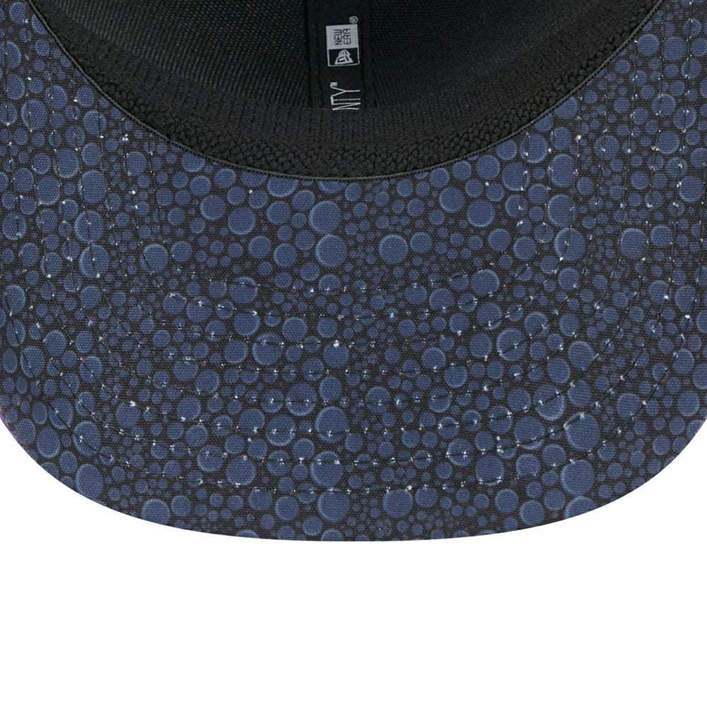 Tampa Bay Rays Official MLB City Connect Stretch-Snap 9SEVENTY Snapback Cap Black/Purple - Taass Online
