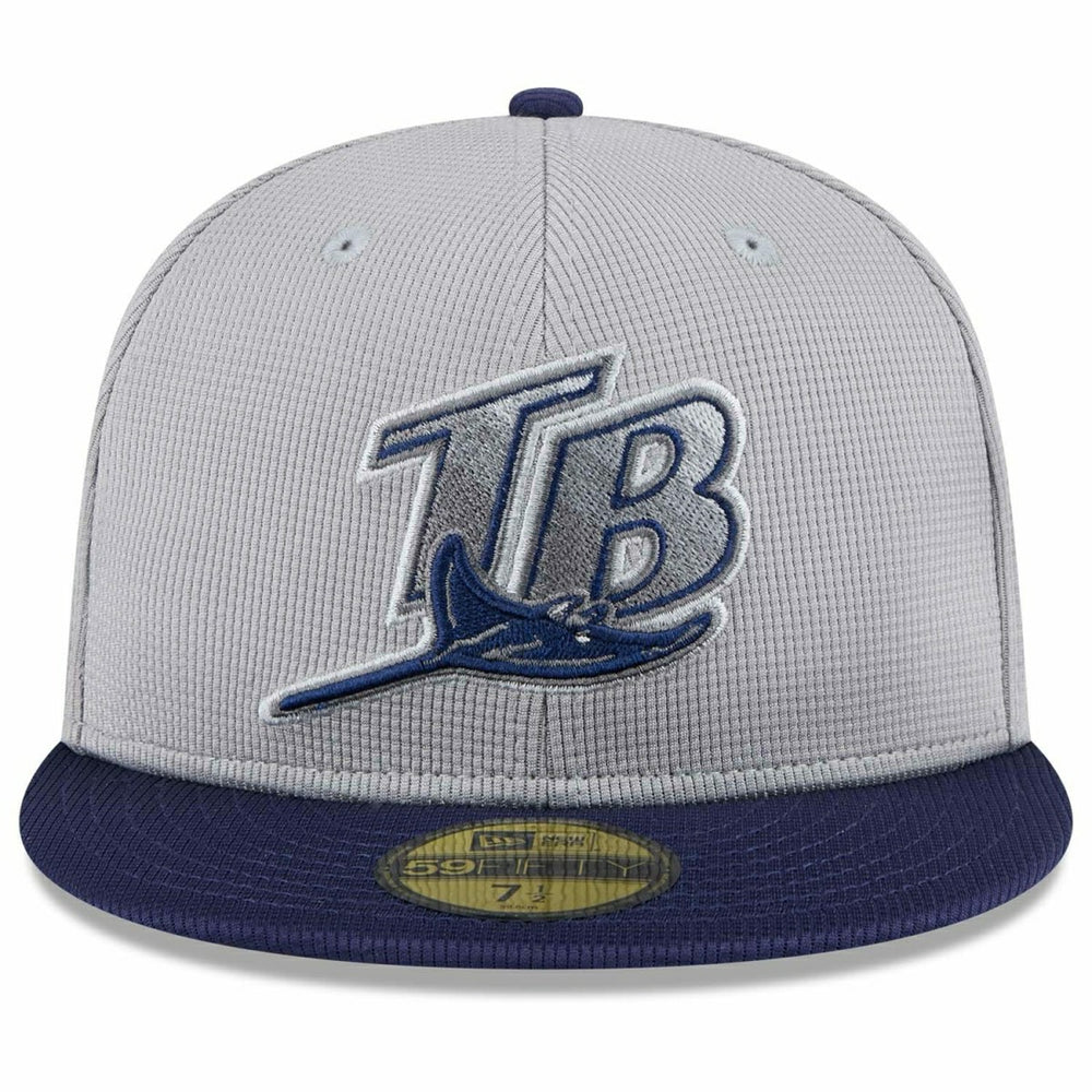 Tampa Bay Rays Colorway 2025 MLB Batting Practice 59FIFTY Fitted Cap Gray - Taass on sale