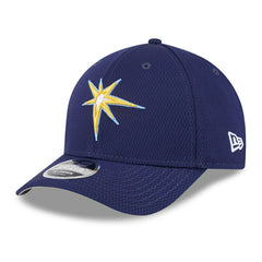 Tampa Bay Rays 2025 MLB Clubhouse 9FORTY M-Crown Snapback Cap Navy - Taass Online