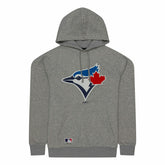 Toronto Blue Jays Team Logo New Era MLB Hoodie Gray - Taass for sale
