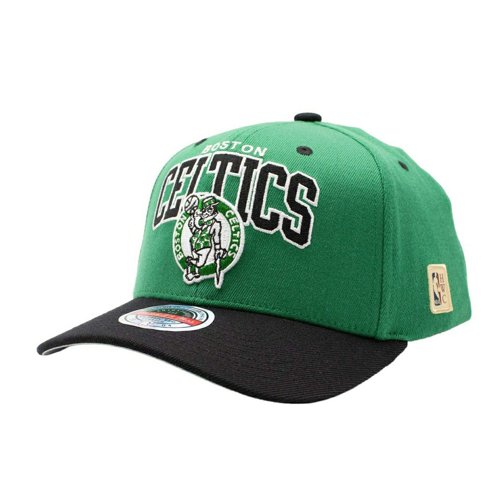 Boston Celtics Team Arch Classic Red Stretch-Snap NBA Cap Green - Taass on sale