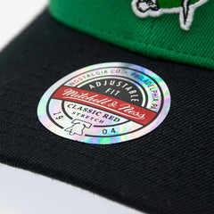 Boston Celtics Team Arch Classic Red Stretch-Snap NBA Cap Green - Taass on sale
