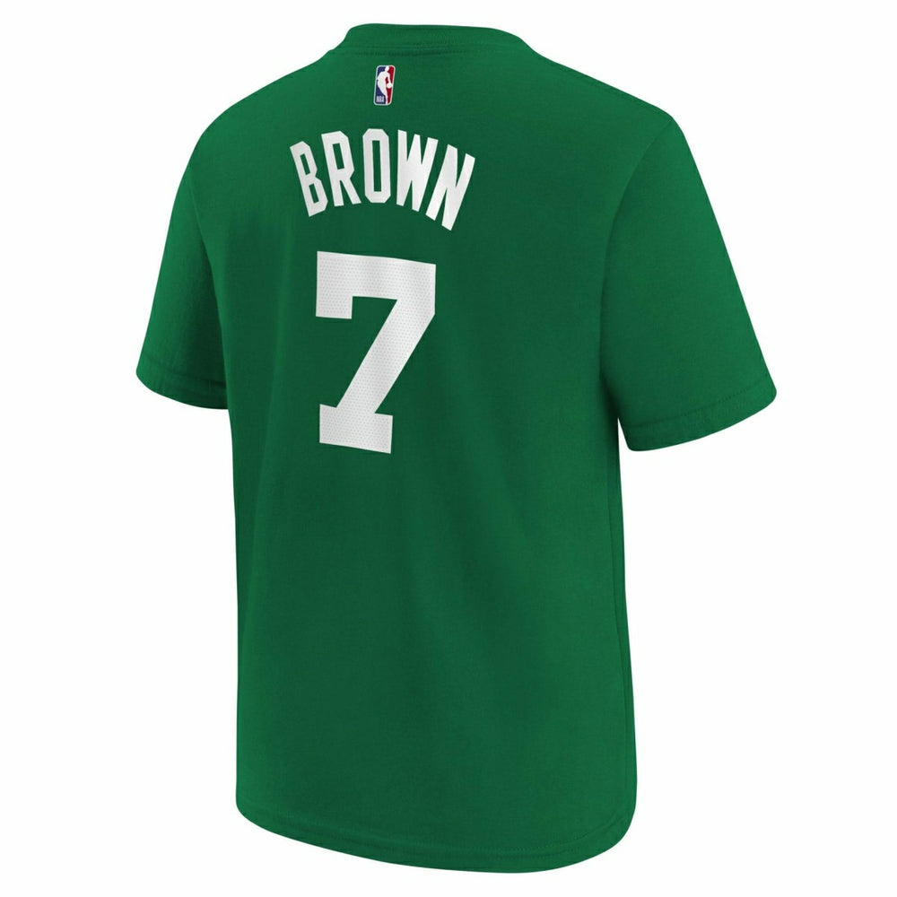 Jaylen Brown #7 Boston Celtics Player NBA T-Shirt Green (YOUTH) - Taass sale