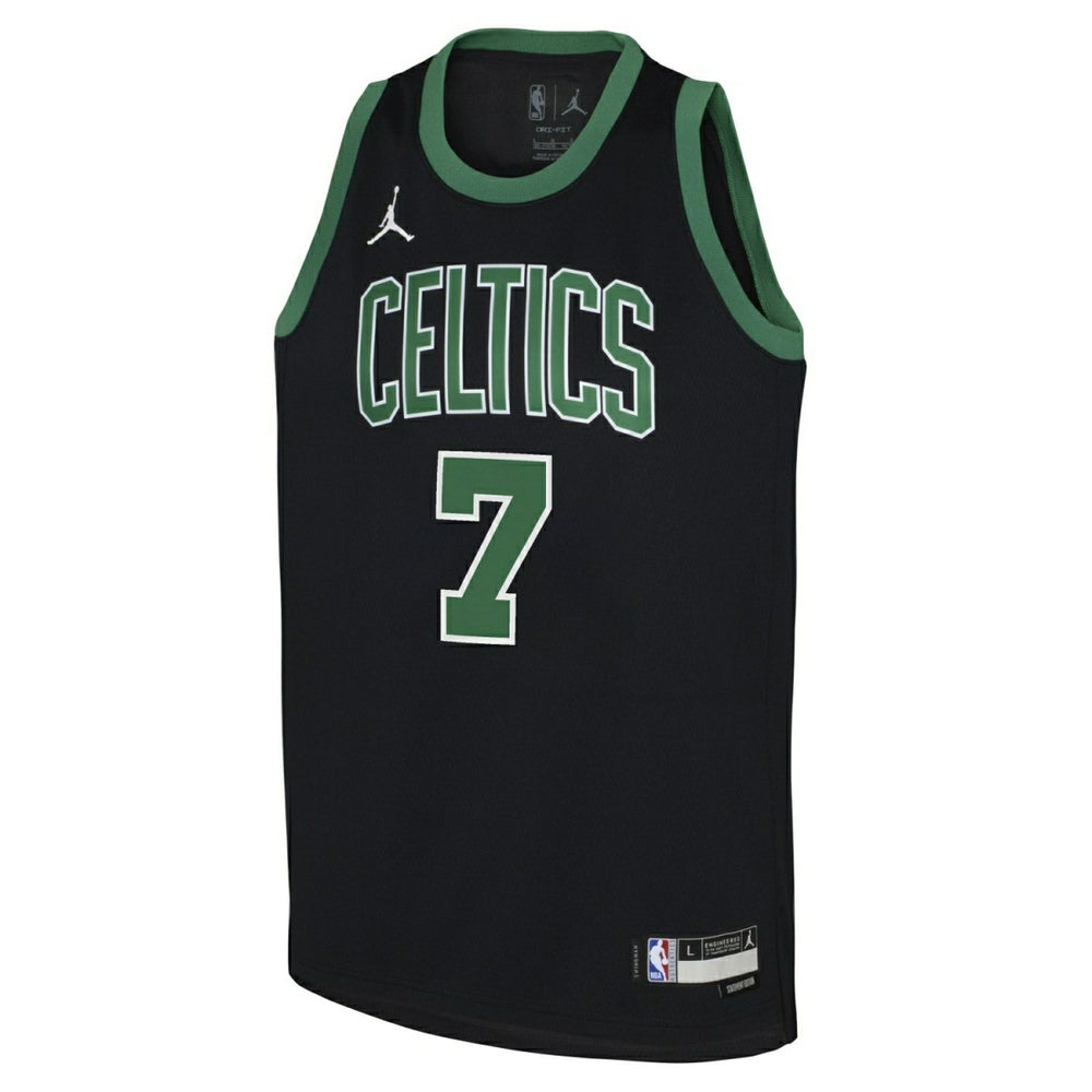 Jaylen Brown #7 Boston Celtics Statement Swingman NBA Jersey Black (YOUTH) - Taass for sale