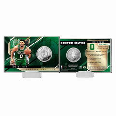 Jayson Tatum Boston Celtics NBA Silver Coin Card - Taass discount