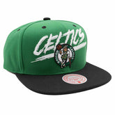 Boston Celtics Transcript Mitchell & Ness Snapback NBA Cap - Taass for sale