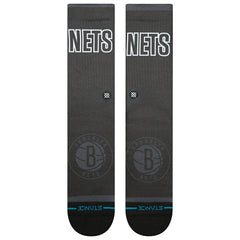 Brooklyn Nets 2025-26 NBA Statement Edition Crew Socks - Taass on sale