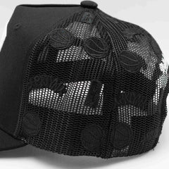 Brooklyn Nets Mitchell & Ness Monogram NBA Trucker Cap Black - Taass US