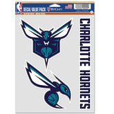 Charlotte Hornets Multi-Use NBA Decals Set (3 Pcs.) - Taass discount
