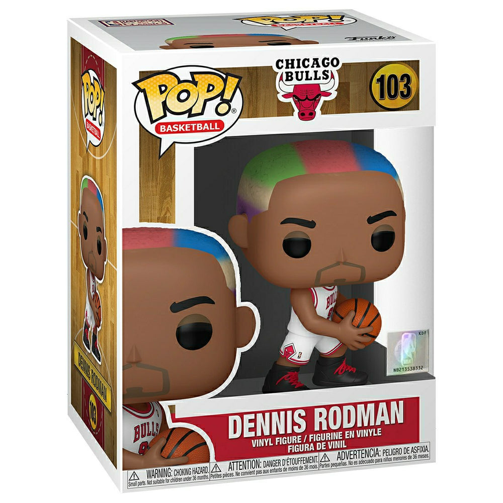 Dennis Rodman Chicago Bulls #103 Funko POP! Vinyl NBA Figure - Taass sale