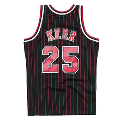 Steve Kerr #25 Chicago Bulls 1995-96 Swingman NBA Jersey Pinstripe - Taass Online