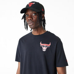 Chicago Bulls Holographic New Era NBA T-Shirt Black - Taass on sale