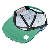 Dallas Mavericks Meat Paper Snapback NBA Cap Teal - Taass US