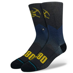 Denver Nuggets 2023/24 NBA City Edition Stance Crew Socks - Taass discount