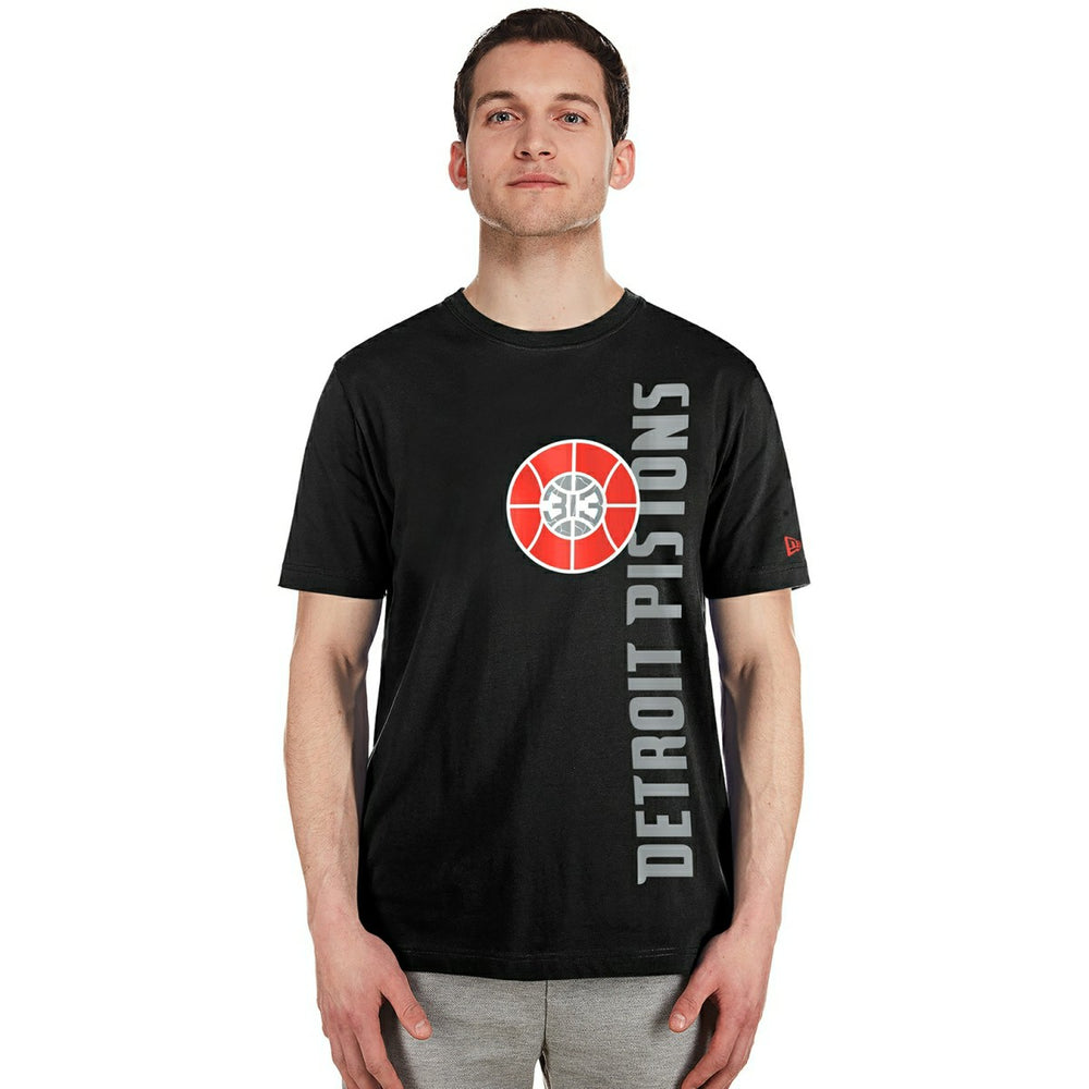 Detroit Pistons 2024 NBA City Edition New Era T-Shirt Black - Taass Online