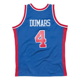 Joe Dumars #4 Detroit Pistons 1988-89 Swingman NBA Jersey Blue - Taass sale
