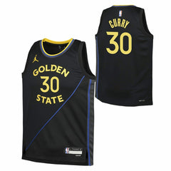 Stephen Curry #30 Golden State Warriors Statement Swingman NBA Jersey Black (YOUTH) - Taass sale