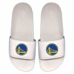 Golden State Warriors Primary Logo ISlide NBA Gel Slides White - Taass discount