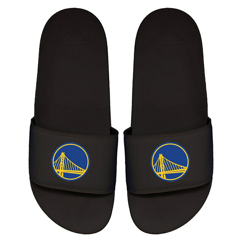 Golden State Warriors Primary Logo ISlide NBA Gel Slides Black - Taass US