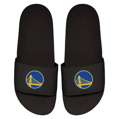 Golden State Warriors Primary Logo ISlide NBA Gel Slides Black - Taass US