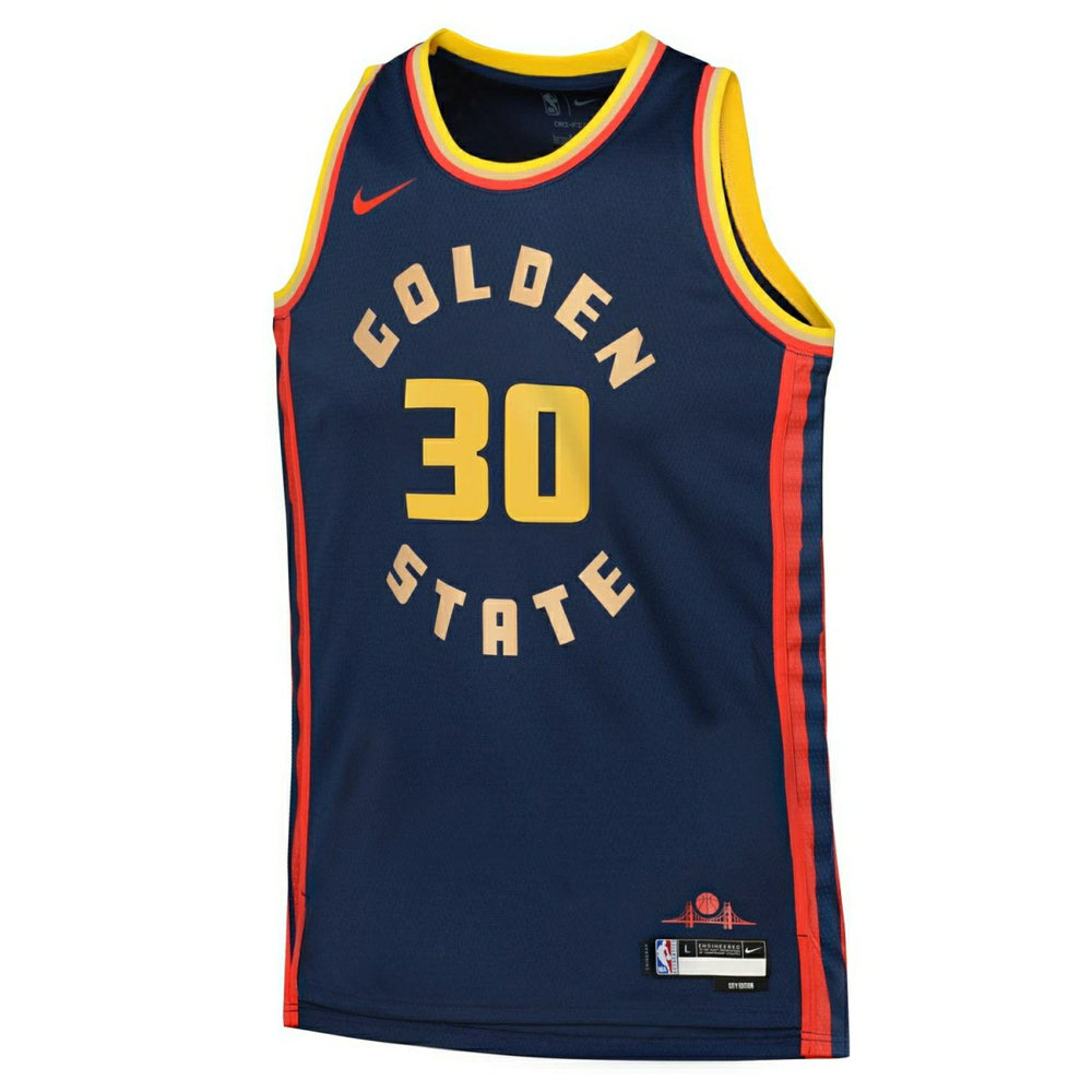 Stephen Curry #30 Golden State Warriors 2024-25 City Edition Nike Swingman NBA Jersey (YOUTH) - Taass outlet