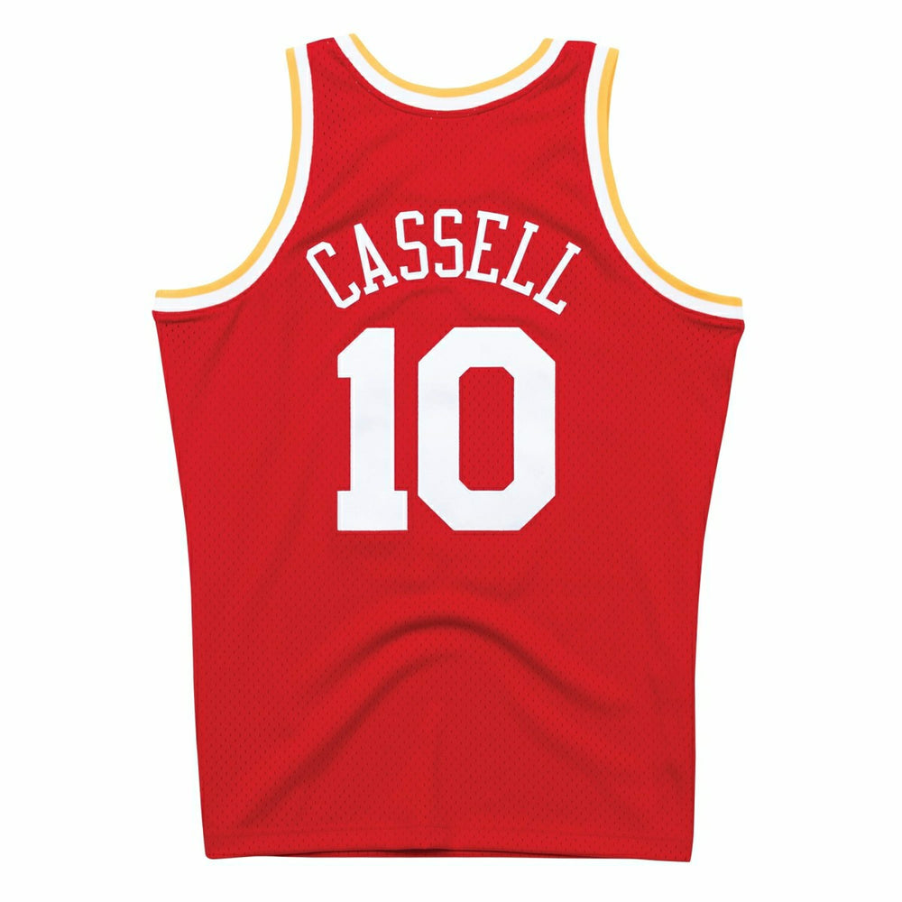 Sam Cassell #10 Houston Rockets 1993-94 Swingman NBA Jersey Red - Taass sale