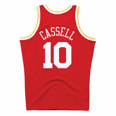 Sam Cassell #10 Houston Rockets 1993-94 Swingman NBA Jersey Red - Taass sale