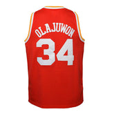 Hakeem Olajuwon #34 Houston Rockets 1993-94 Youth Swingman NBA Jersey Red (YOUTH) - Taass outlet