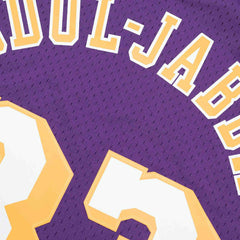 Kareem Abdul-Jabbar #33 Los Angeles Lakers 1983-84 Swingman NBA Jersey Purple - Taass sale