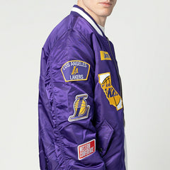 Los Angeles Lakers Alpha Industries MA-1 NBA Bomber Jacket - Taass US