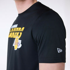 Los Angeles Lakers New Era Performance NBA T-Shirt Black - Taass sale