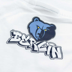 Memphis Grizzlies 2026 NBA Berlin Game Oversized T-Shirt White - Taass outlet