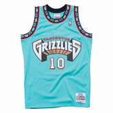 Mike Bibby #10 Vancouver Grizzlies 1998-99 Swingman NBA Jersey Teal - Taass discount